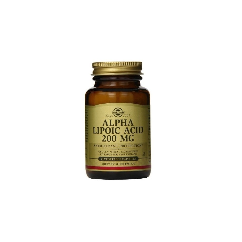 SOLGAR ALPHA LIPOIC ACID 200mg 50veg.caps