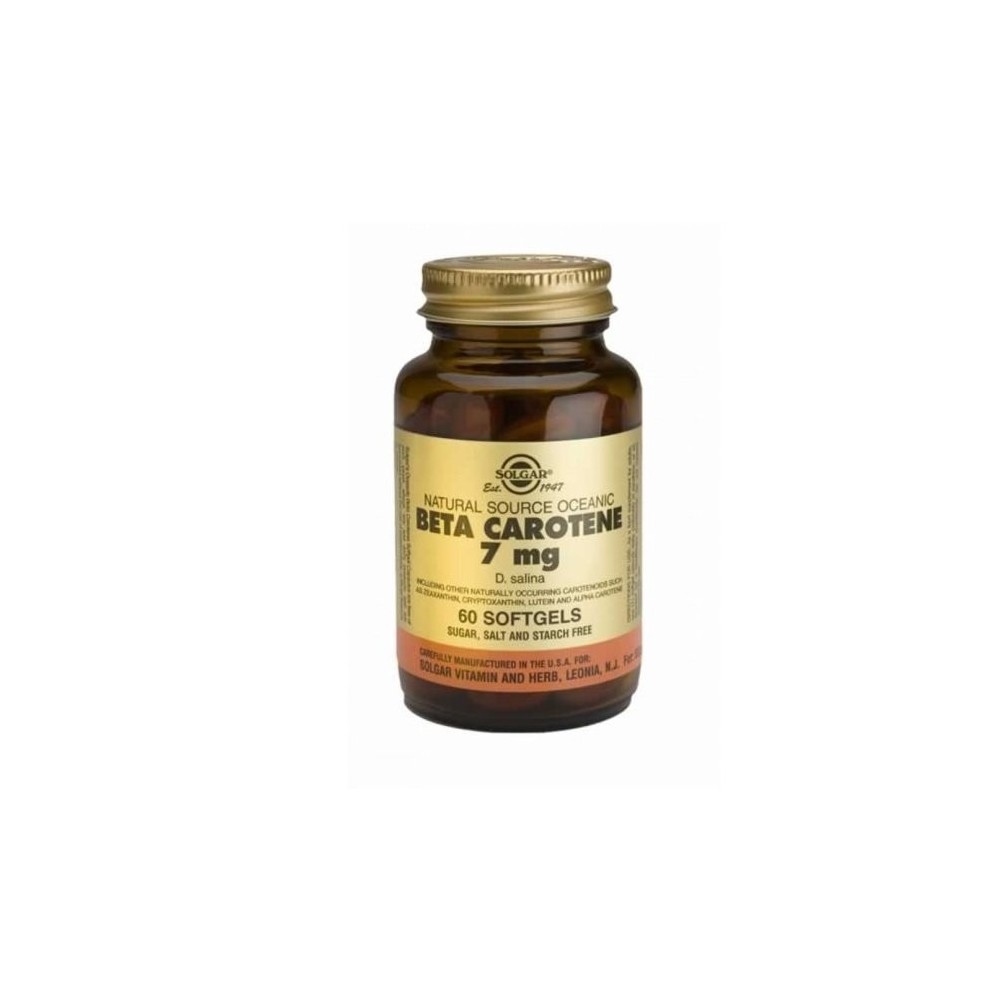 SOLGAR BETA-CAROTENE 7mg 60softgels