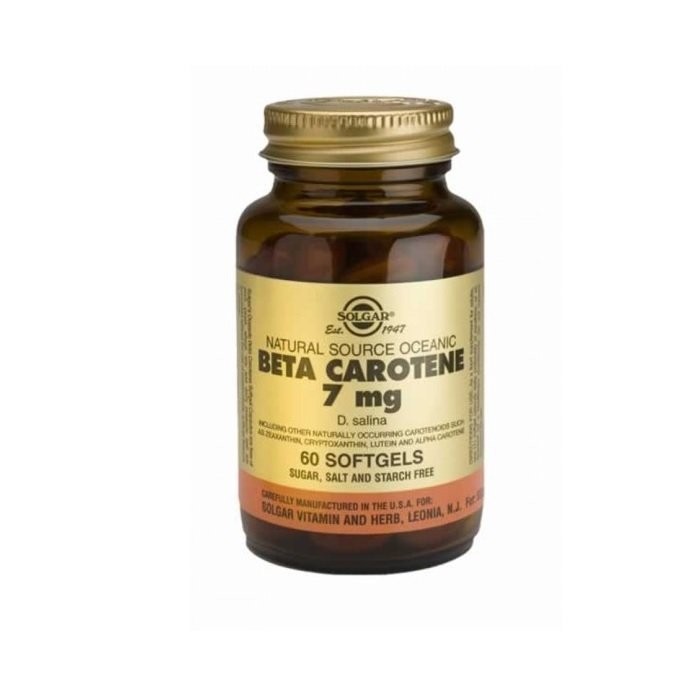 SOLGAR BETA-CAROTENE 7mg 60softgels