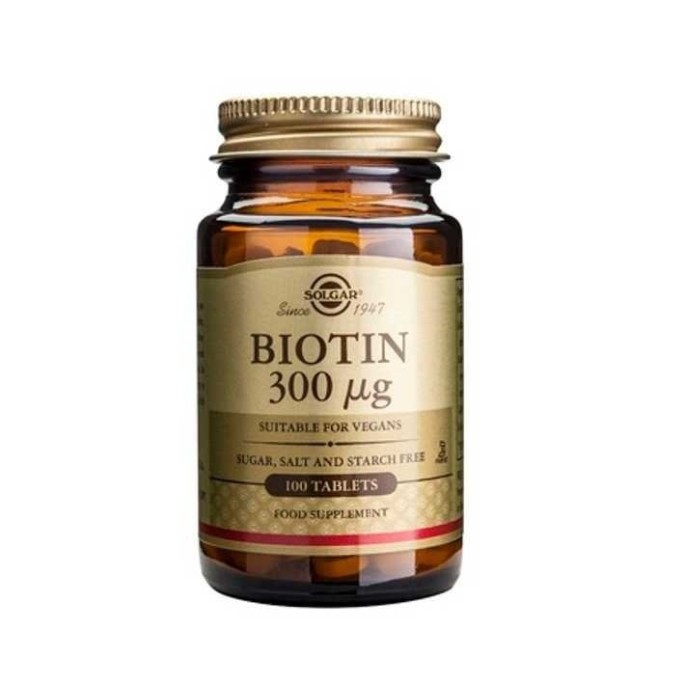 SOLGAR BIOTIN 300mg 100tabs