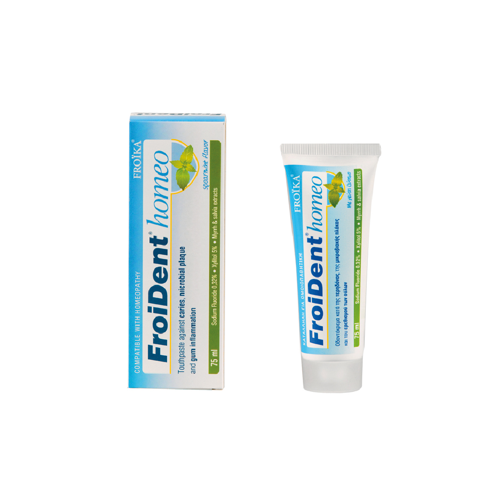 Froika Froident Homeo Δυόσμος Ομοιοπαθητική Οδοντόκρεμα 75ml