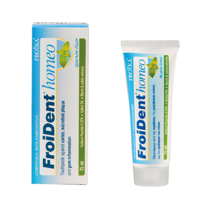 Froika Froident Homeo Δυόσμος Ομοιοπαθητική Οδοντόκρεμα 75ml
