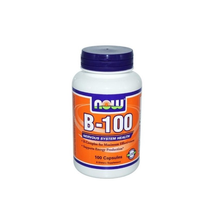 Nowfoods Vitamin B-100 complex 100 Capsules