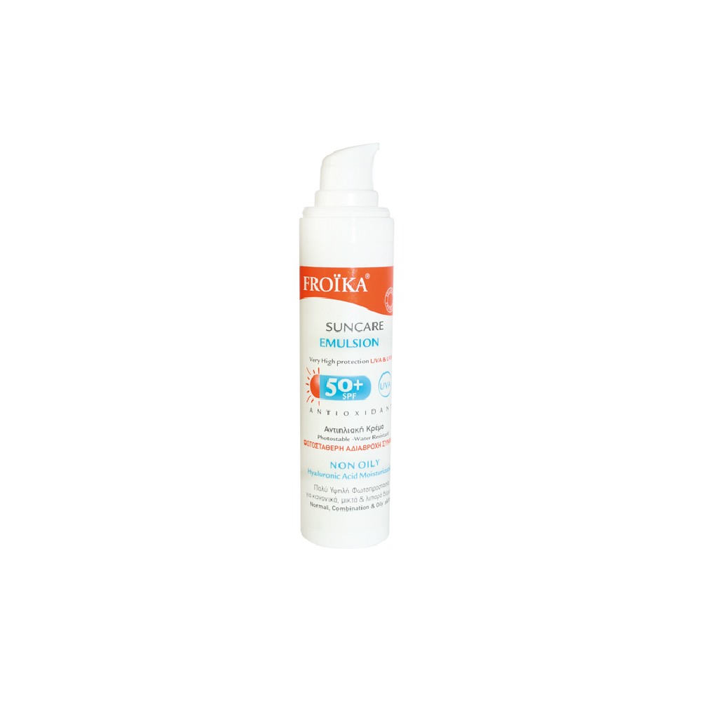 Froika Sun Care Emulsion SPF50+ 50ml Μικτα-Λιπαρα