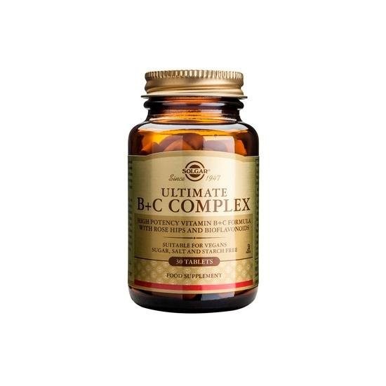 SOLGAR ULTIMATE B+C COMPLEX 30tabs
