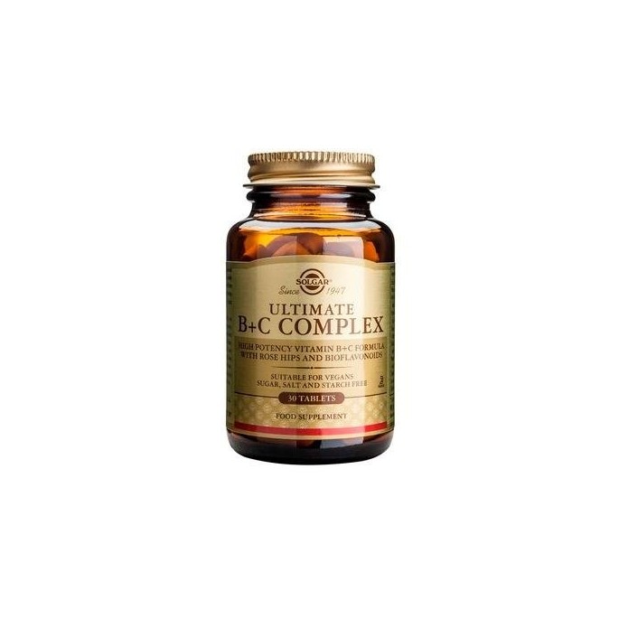 SOLGAR ULTIMATE B+C COMPLEX 30tabs