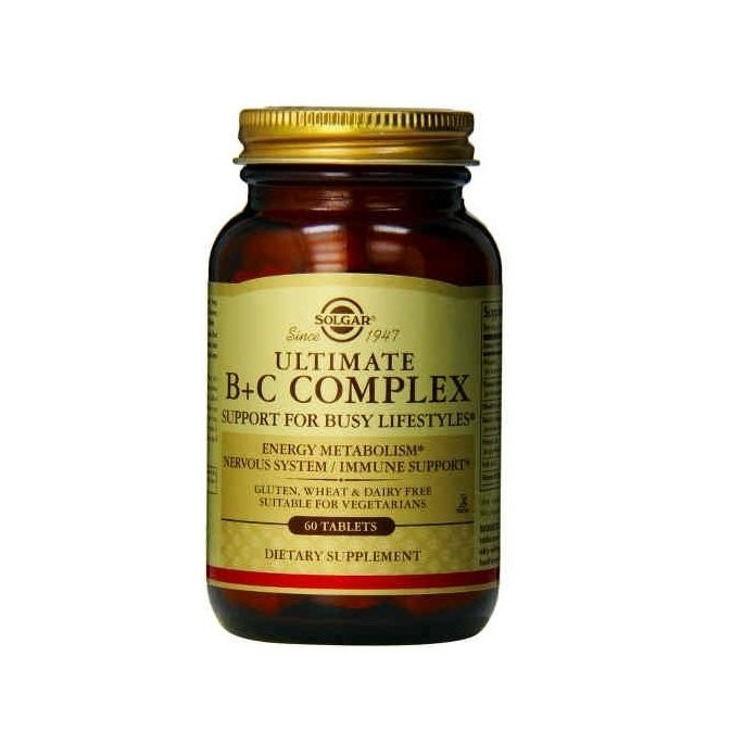 SOLGAR ULTIMATE B+C COMPLEX 60tabs