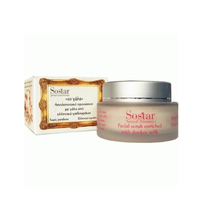 SOSTAR Face Moisturizing Peeling enriched with donkey milk 60ml
