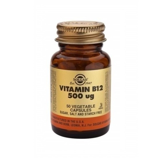 SOLGAR VIT.B-12  500ug 50veg.caps