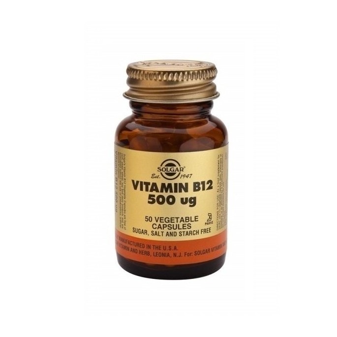 SOLGAR VIT.B-12  500ug 50veg.caps