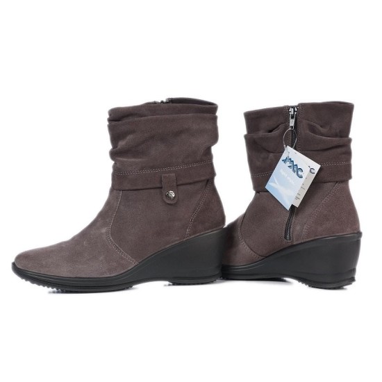 IMAC ANATOMIC GREY LEATHER BOOTS 42401