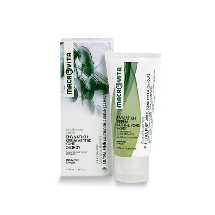 Macrovita Ενυδατική Κρέμα Λεπτής Υφής 24ώρου 50ml