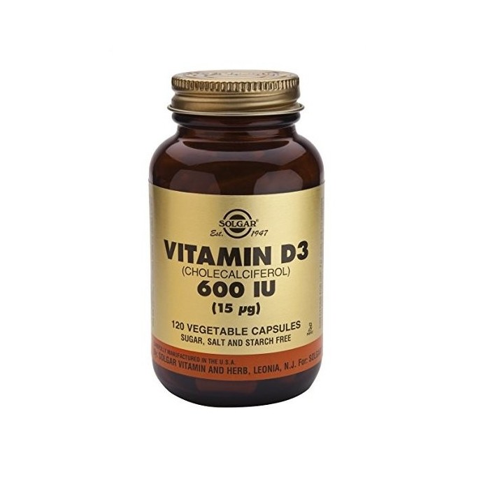 SOLGAR VIT.D-3 600 IU veg.caps 60s