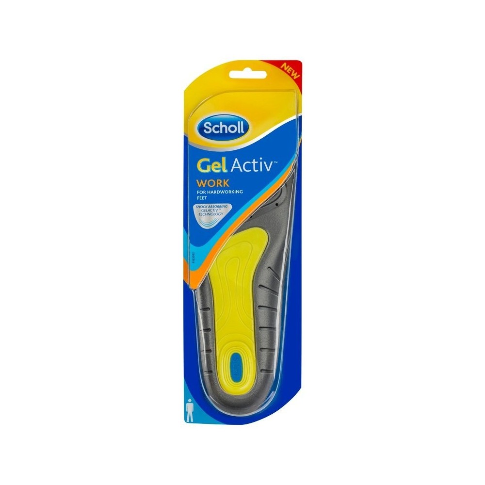 Scholl Gel Activ Work ΑΝΑΤΟΜΙΚΟΙ ΠΑΤΟΙ ΑΝΔΡΙΚΟΙ Νο 42-48