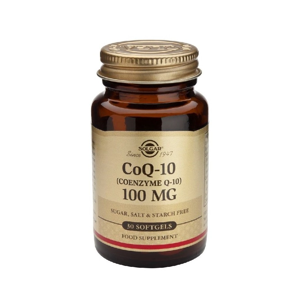 SOLGAR COENZYME Q-10 100mg 30 softgels