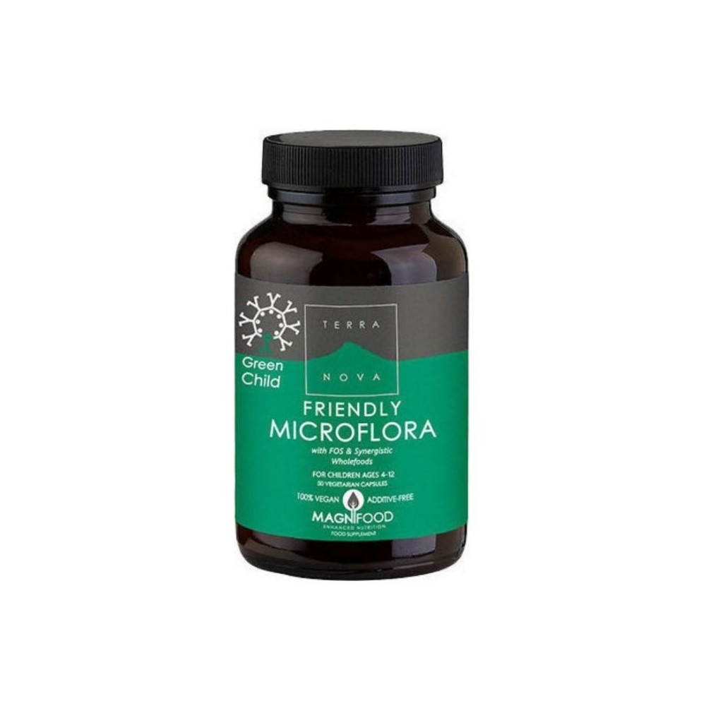 TERRANOVA Green Child Friendly Microflora 50caps