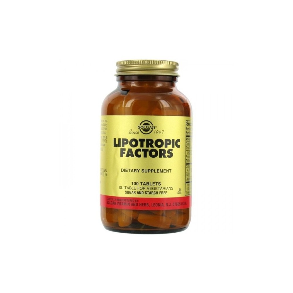 SOLGAR LIPOTROPIC FACTORS 100 tabs