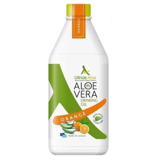 Litinas Aloe Vera Drinking Gel with orange flavour 1lt