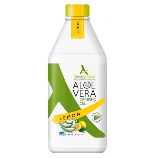 Litinas Aloe Vera Drinking Gel with lemon flavour 1lt