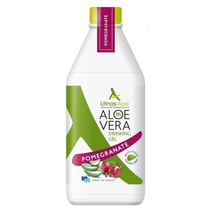 Litinas Aloe Vera Drinking Gel with pommegranate flavour 1lt