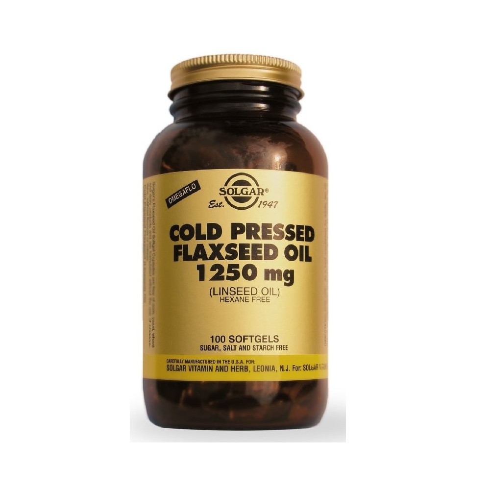 SOLGAR FLAXSEED OIL 1250mg 100 softgels