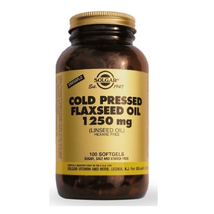 SOLGAR FLAXSEED OIL 1250mg 100 softgels