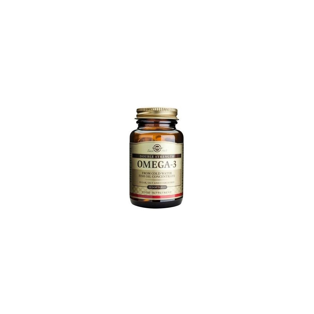 SOLGAR OMEGA-3 DOUBLE STRENGTH 30 softgels