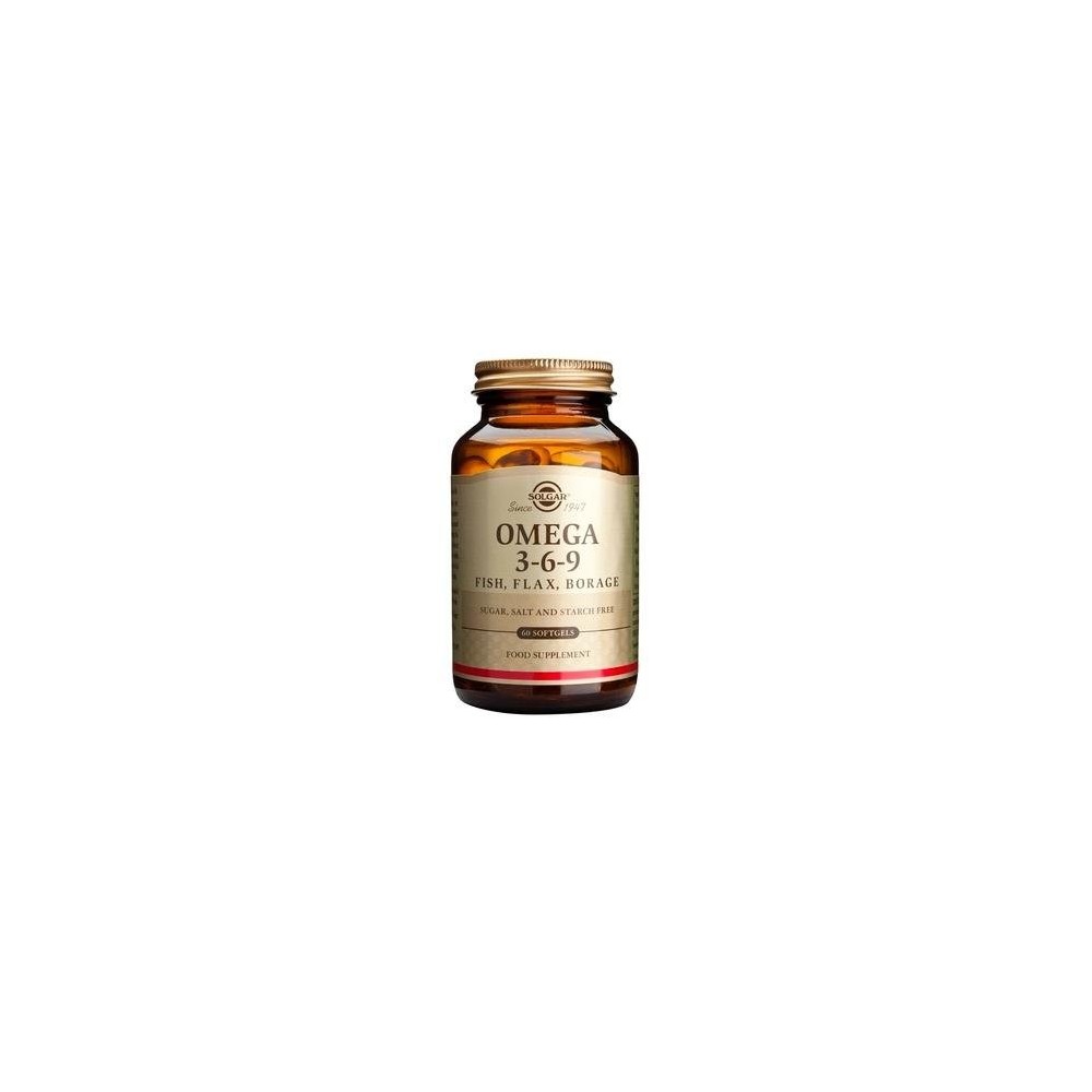 SOLGAR OMEGA-3-6-9 60 softgels ΩΜΕΓΑ 3 ΛΙΠΑΡΑ ΟΞΕΑ