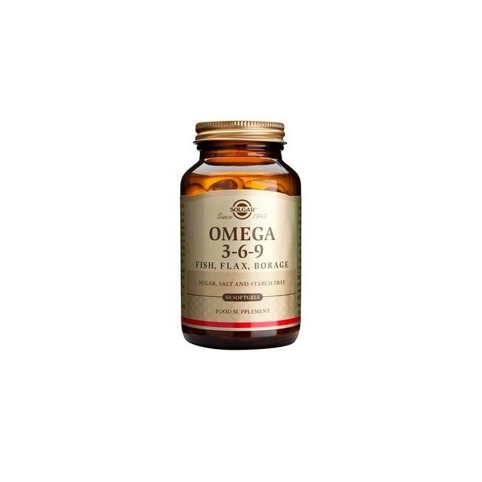 SOLGAR OMEGA-3-6-9 60 softgels ΩΜΕΓΑ 3 ΛΙΠΑΡΑ ΟΞΕΑ