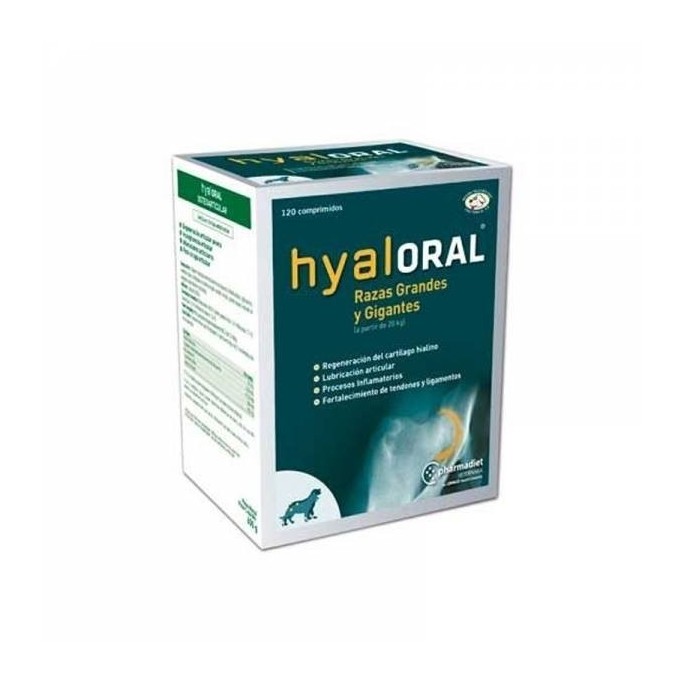 Pharmadiet Veterinaria Hyaloral 120c ΜΕΓΑΛΕΣ-ΠΟΛΥ ΜΕΓΑΛΕΣ ΡΑΤΣΕΣ
