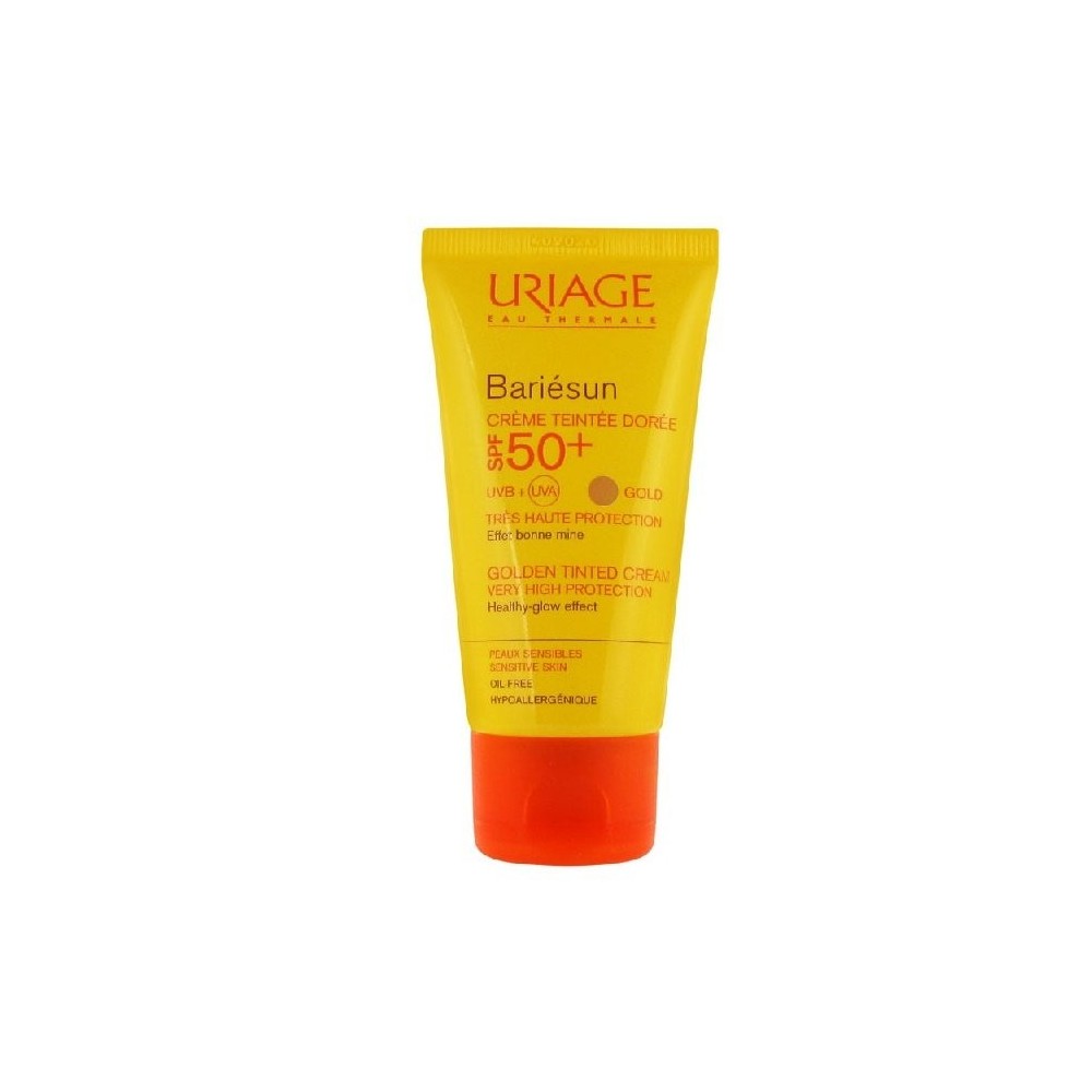 Uriage Bariesun SPF 50+ Crème Teintee Doree Αντηλιακή Προσώ