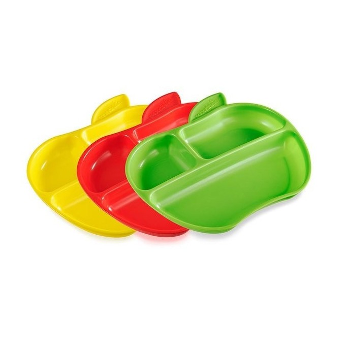 Munchkin 3 Lil' Apple Plates