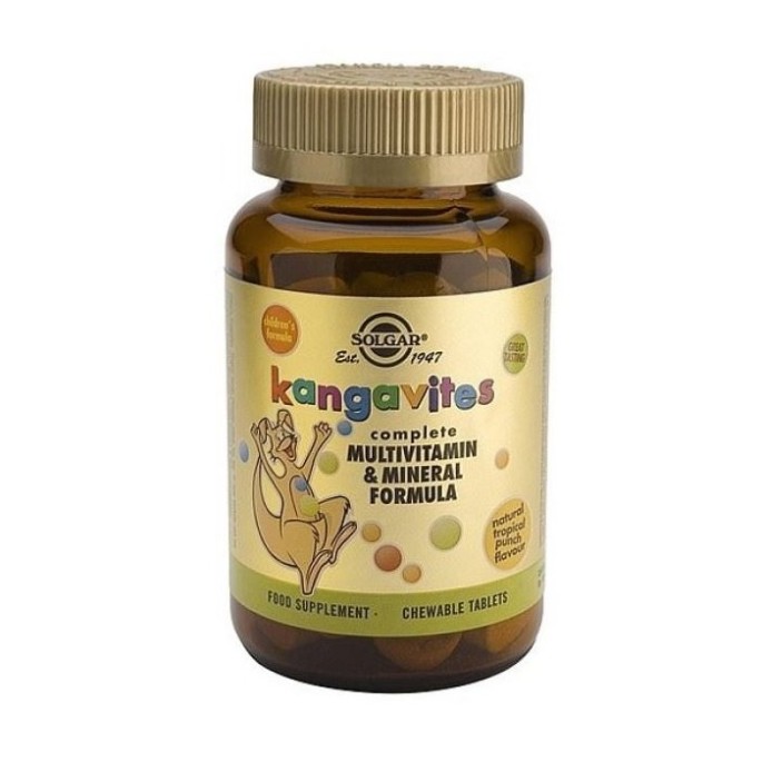 SOLGAR KANGAVITES FORM.  60 tabs Tropical