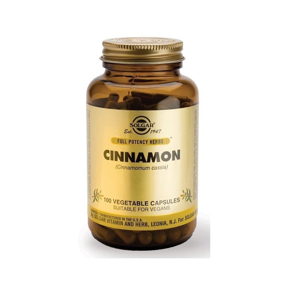 SOLGAR CINNAMON 100 veg.caps