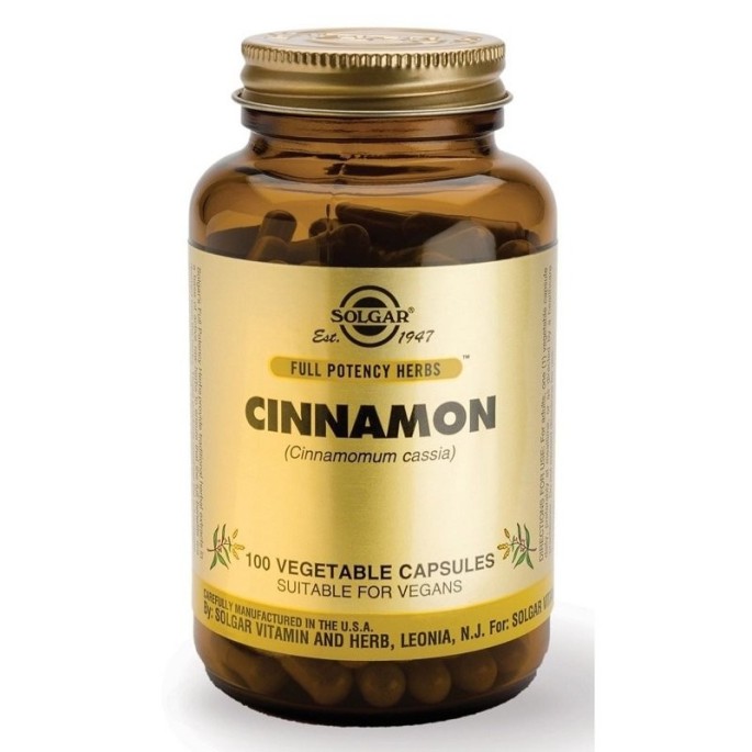 SOLGAR CINNAMON 100 veg.caps