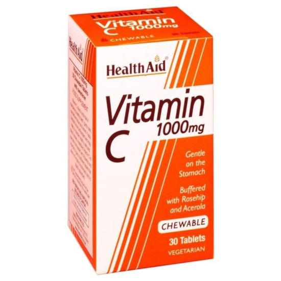 Health Aid Vitamin C 1000mg Chewable 100 Tablets