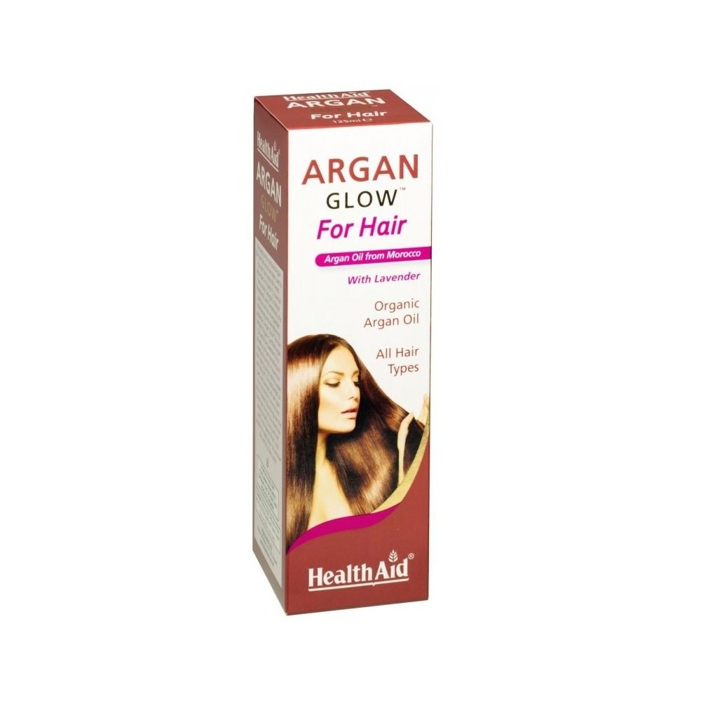 HEALTH AID ARGAN OIL GLOW FOR HAIR 125ML