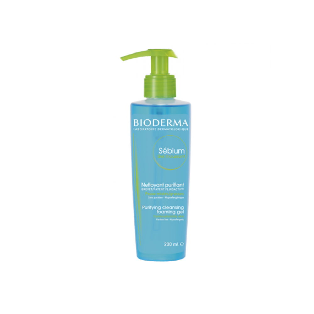 BIODERMA SEBIUM GEL MOUSSANT 200ML (PUMP)