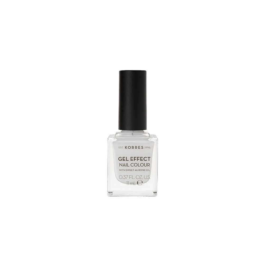 Korres Gel Effect Nail Colour No 1 Blanc White 11ml