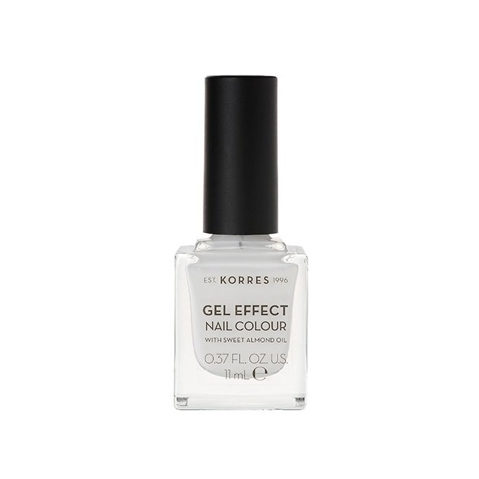 Korres Gel Effect Nail Colour No 1 Blanc White 11ml