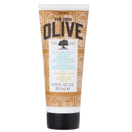 Korres Pure Greek Olive Hair Cream Nourish 200ml ΞΗΡΑ ΜΑΛΛΙΑ