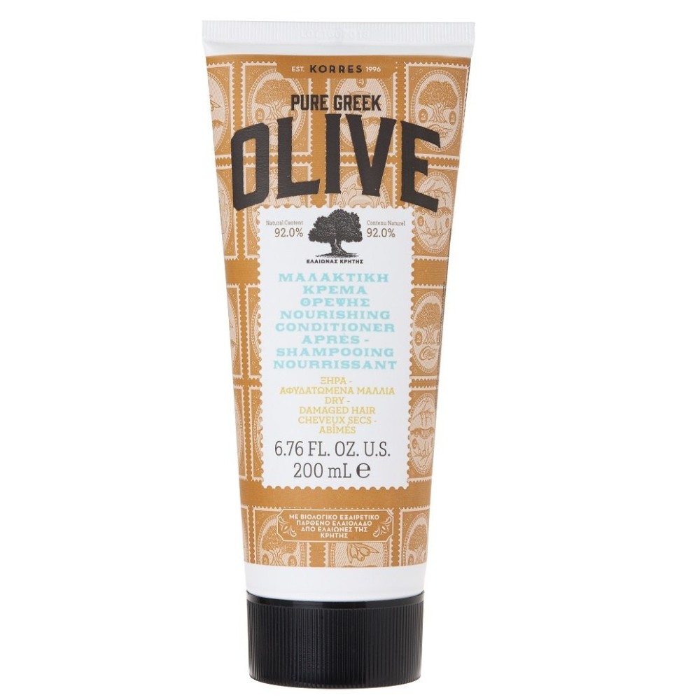 Korres Pure Greek Olive Hair Cream Nourish 200ml ΞΗΡΑ ΜΑΛΛΙΑ