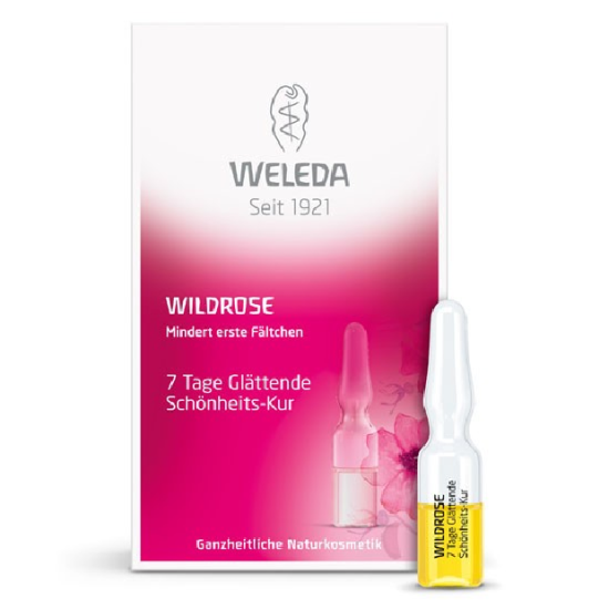 Weleda Κούρα Λείανσης 7 Ημερών Άγριο Τριαντάφυλλο, 7amp x 0,8ml