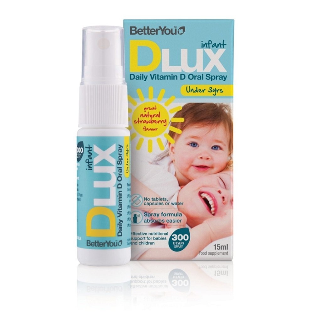 BetterYou DLuxInfant 300IU oral spray 15ml