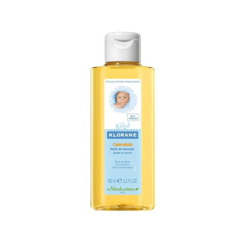 Klorane Bebe Calendula Massage Oil 100ml