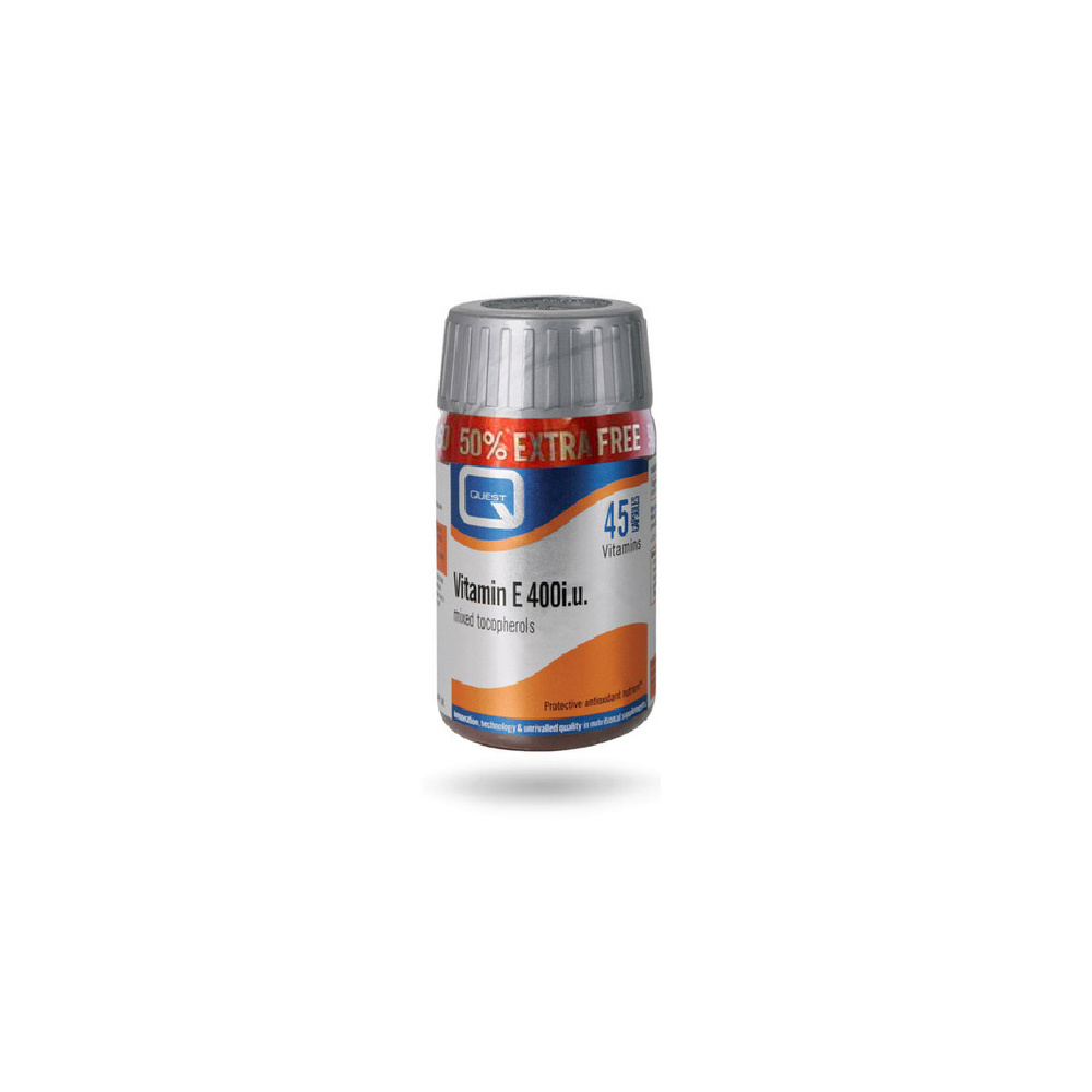 QUEST E 400iu Mixed tocopherols 30 caps + 15 caps