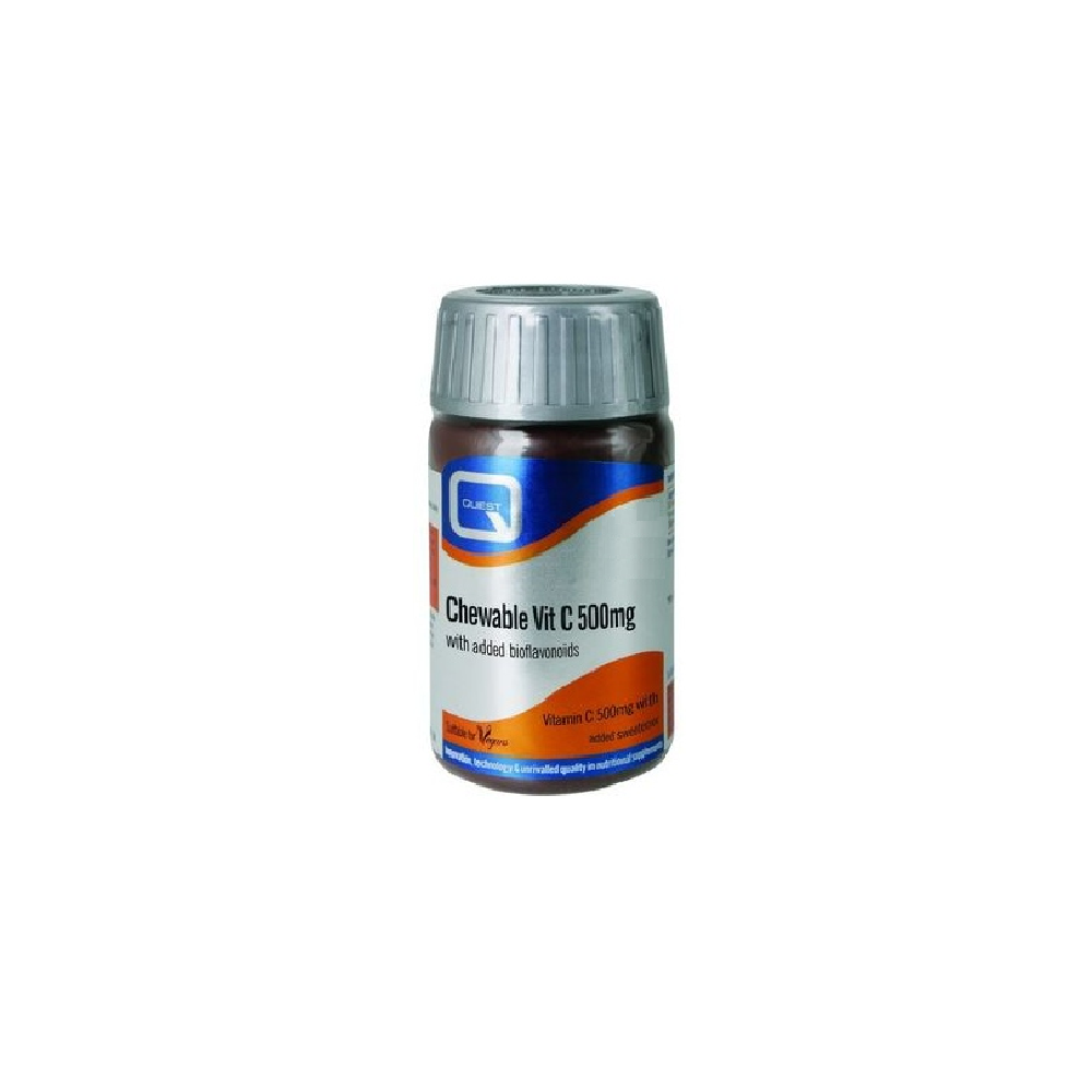 Quest Chewable Vitamin C 500mg 60tabs