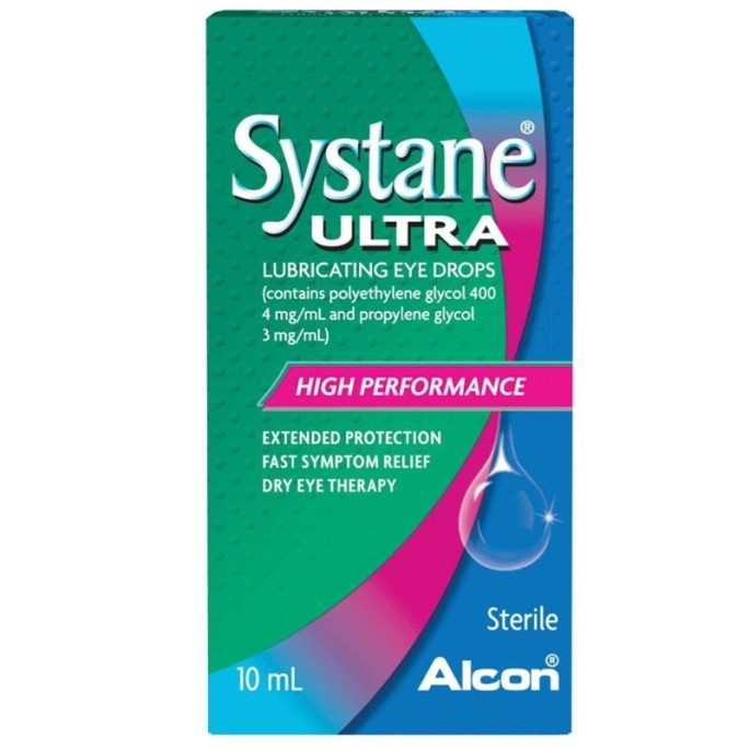Alcon Systane Ultra Lubricant Eye Drops 10ml