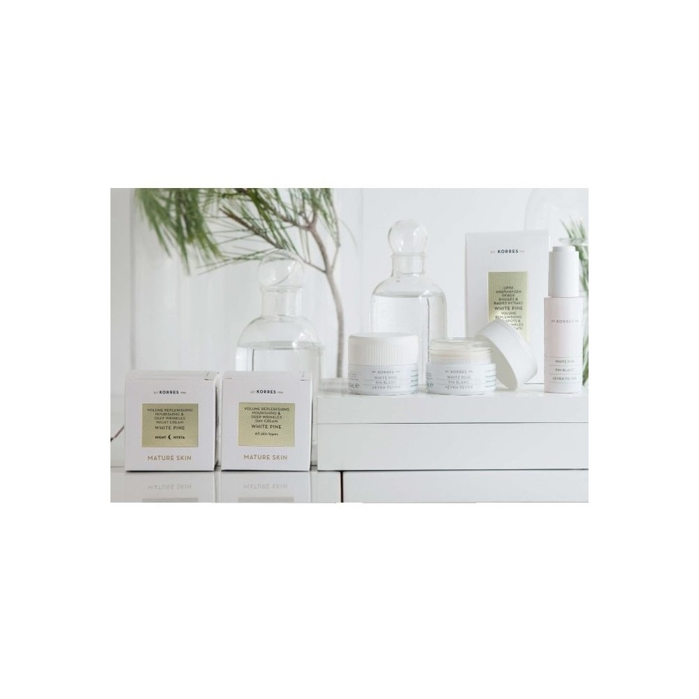 Korres ΛΕΥΚΗ ΠΕΥΚΗ ΣΕΙΡΑ-ΚΡΕΜΑ ΗΜΕΡΑΣ-ΝΥΧΤΑΣ-SERUM