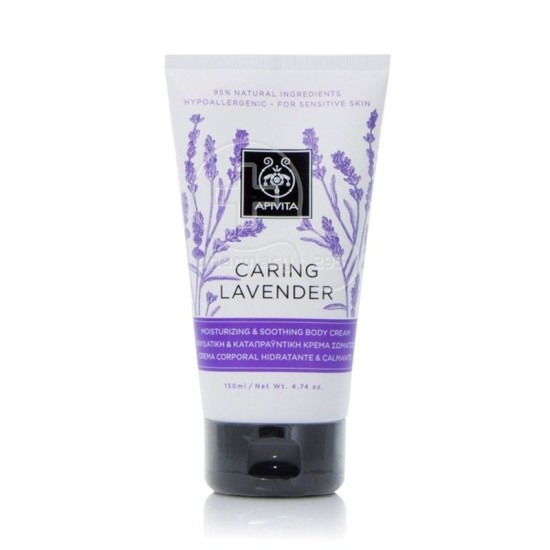 APIVITA CARING LAVENDER ΕΝΥΔΑΤΙΚΗ & ΚΑΤΑΠΡΑΫΝΤΙΚΗ ΚΡΕΜΑ ΣΩΜΑΤΟΣ 